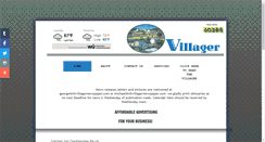 Desktop Screenshot of nhvillagernewspaper.com